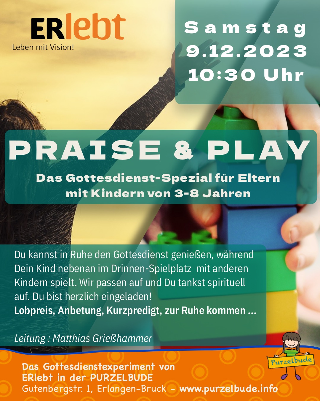 ERElebt-Praise&Play_2 ABEND DES SEGENS UND DER KRAFT DO, 23.11.2023, 19:30 Uhr